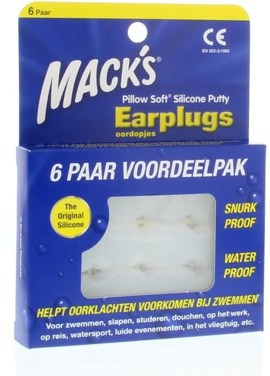 Macks Pillow Soft Silicone Oordoppen