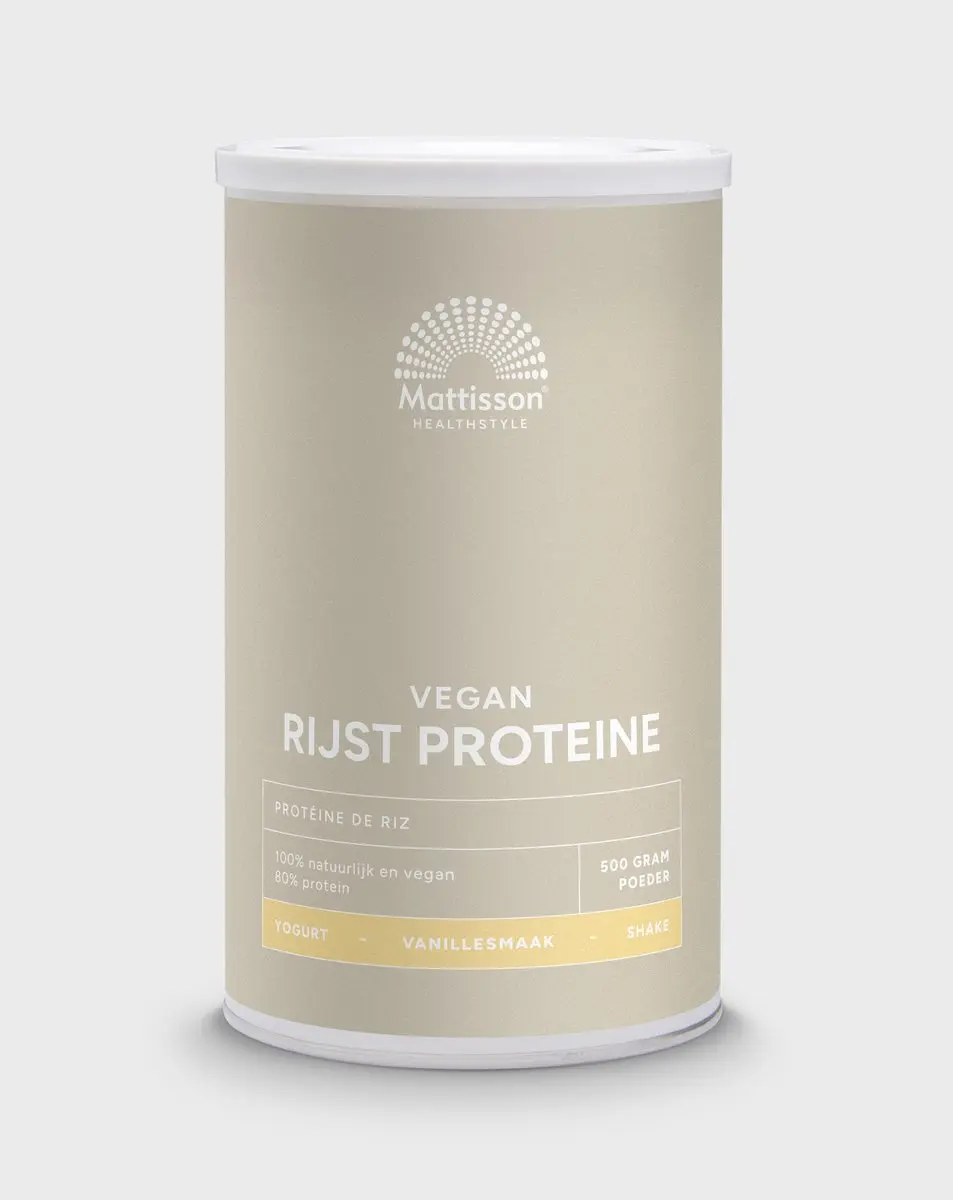 Mattisson Rijst Proteïnepoeder 80% Vanille 500g