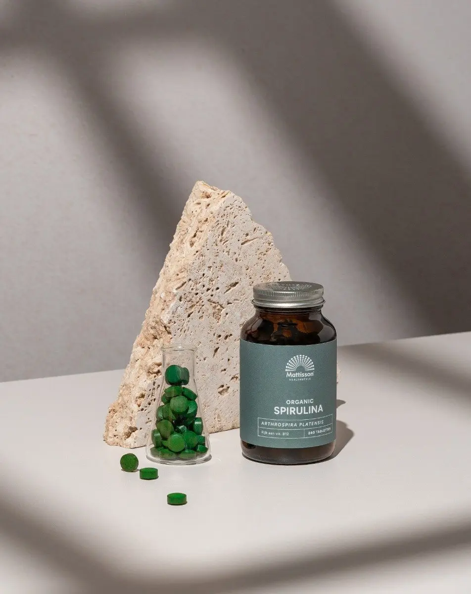 Mattisson Biologische Spirulina Tabletten 500mg - 240 Stuks