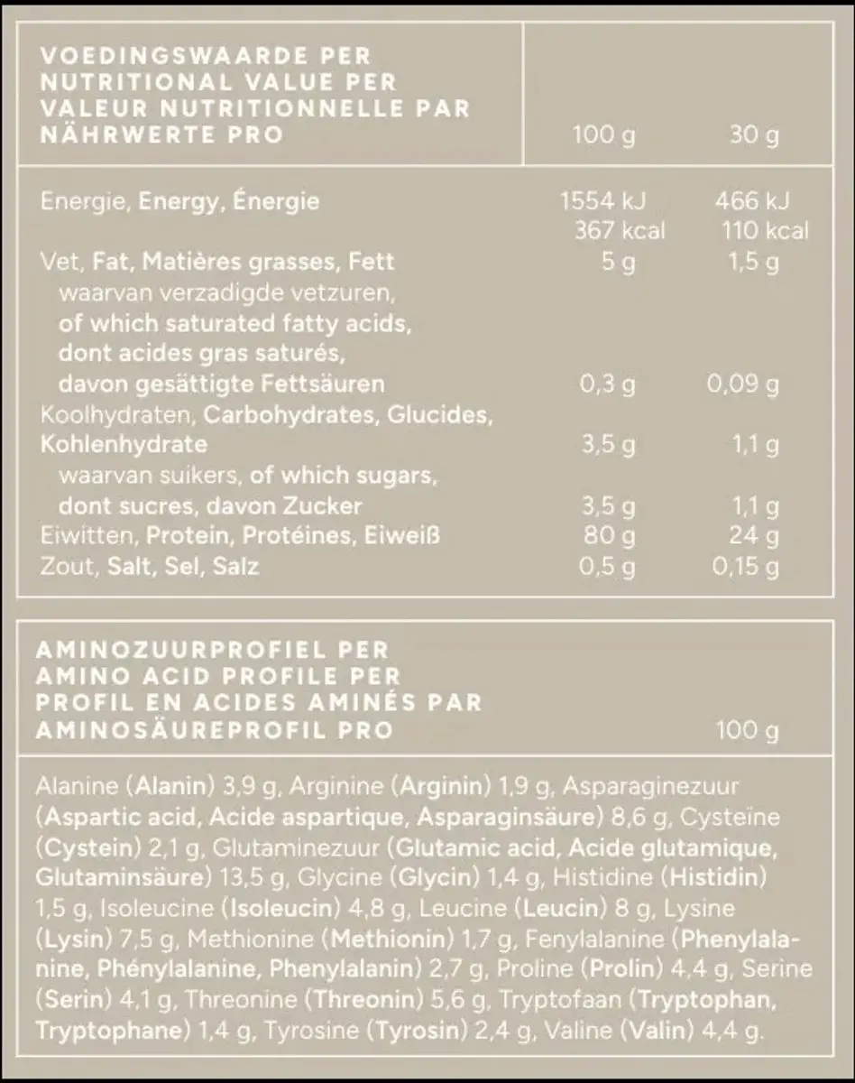 Mattisson HealthStyle Protein Poeder Naturel 1000g