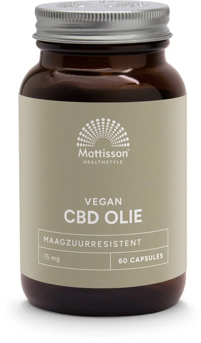 Mattisson CBD Olie 15mg Capsules - 60 Stuks
