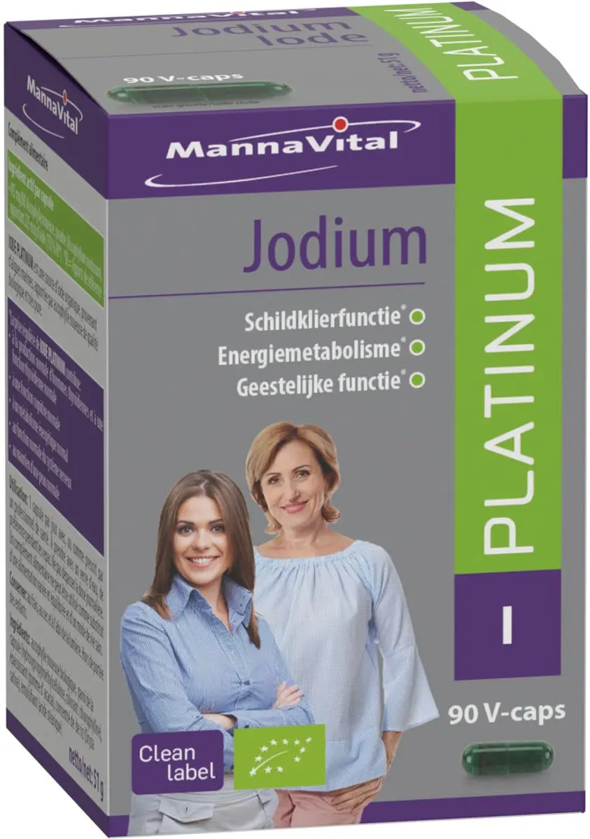 Mannavital Jodium Bio Platinum 90 Capsules