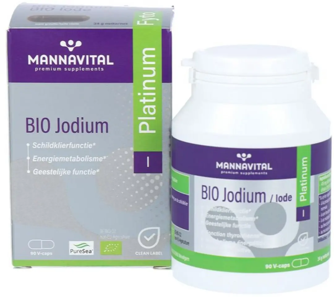Mannavital Jodium Bio Platinum 90 Capsules