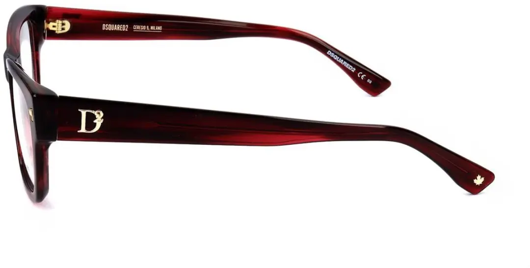 Dsquared2 D2 0044 Brilmontuur - Rood - afbeelding 4 van 4