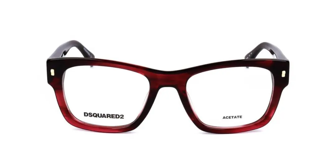 Dsquared2 D2 0044 Brilmontuur - Rood - afbeelding 3 van 4