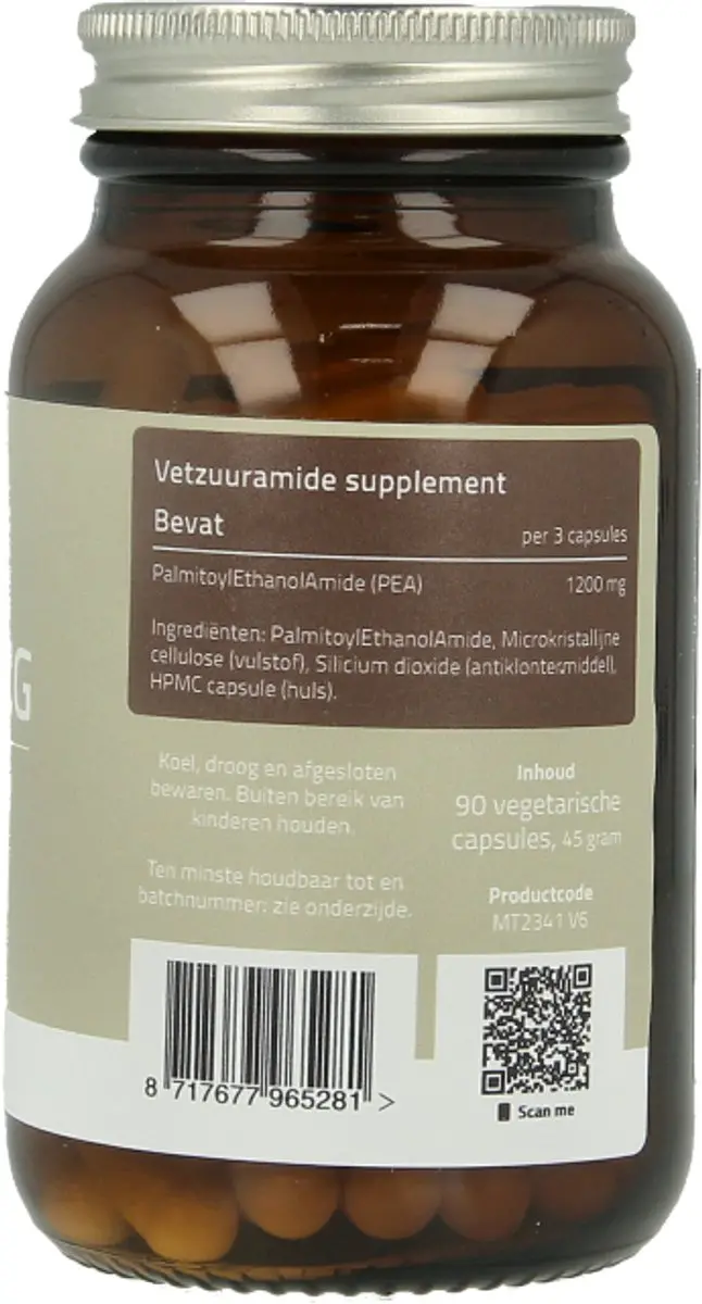 Mattisson PEA strong 400mg Capsules - 90 Stuks