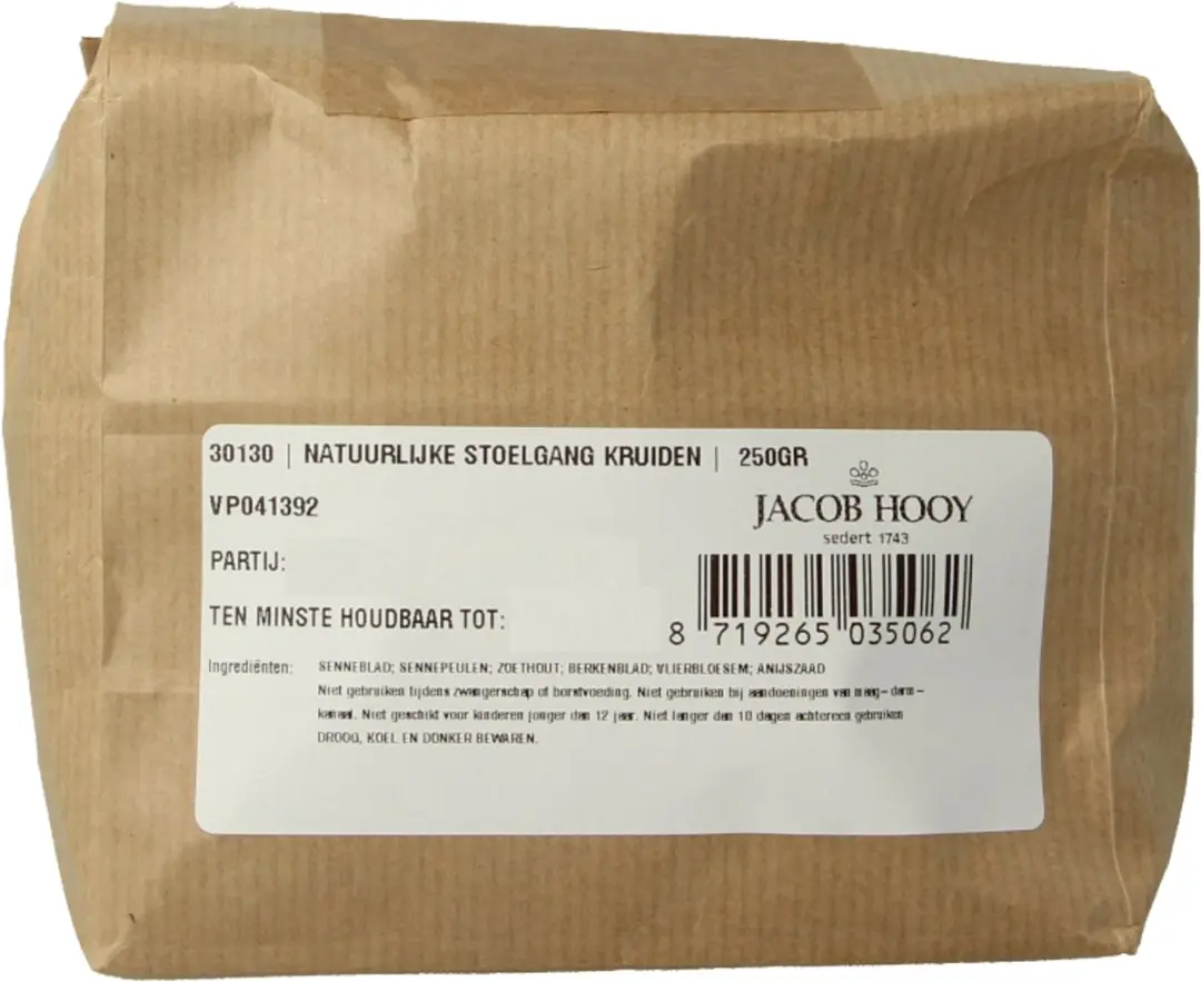 Jacob Hooy Stoelgangkruiden 250mg