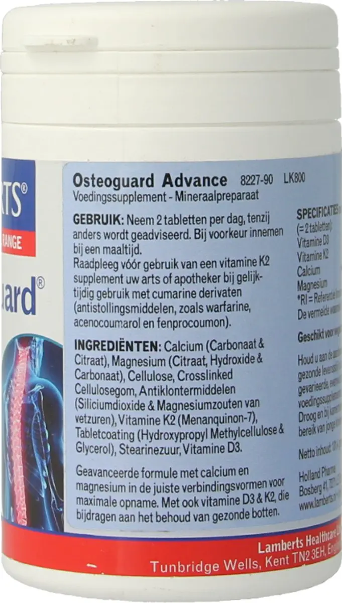 Lamberts Osteoguard Advance 90 Tabletten