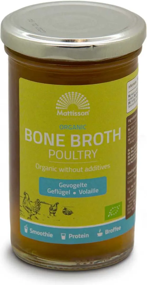 Mattisson Biologische Bottenbouillon Gevogelte 240ml