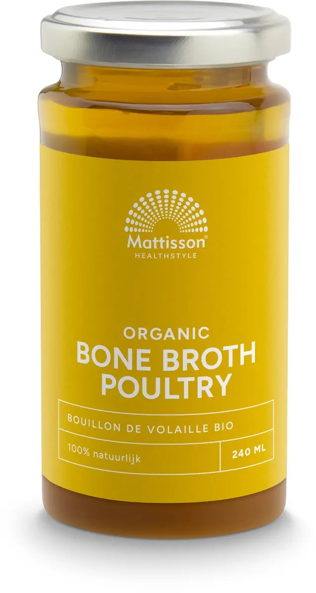 Mattisson Biologische Bottenbouillon Gevogelte 240ml