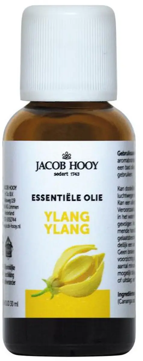 Jacob Hooy Ylang Ylang Etherische Olie 30ml