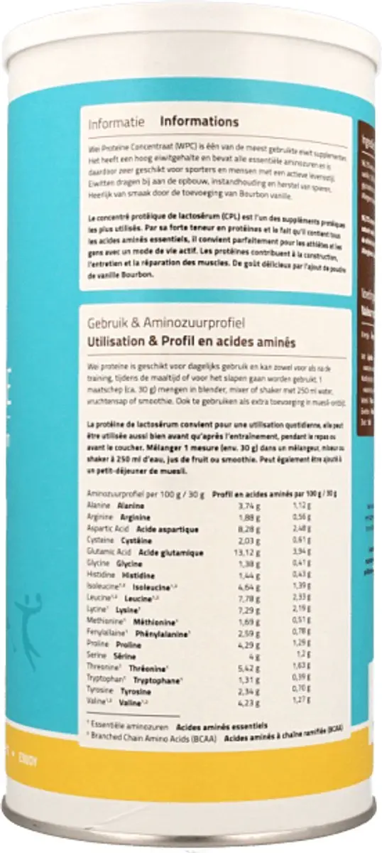 Mattisson Wei Proteïne Poeder 78% 450g - Vanille