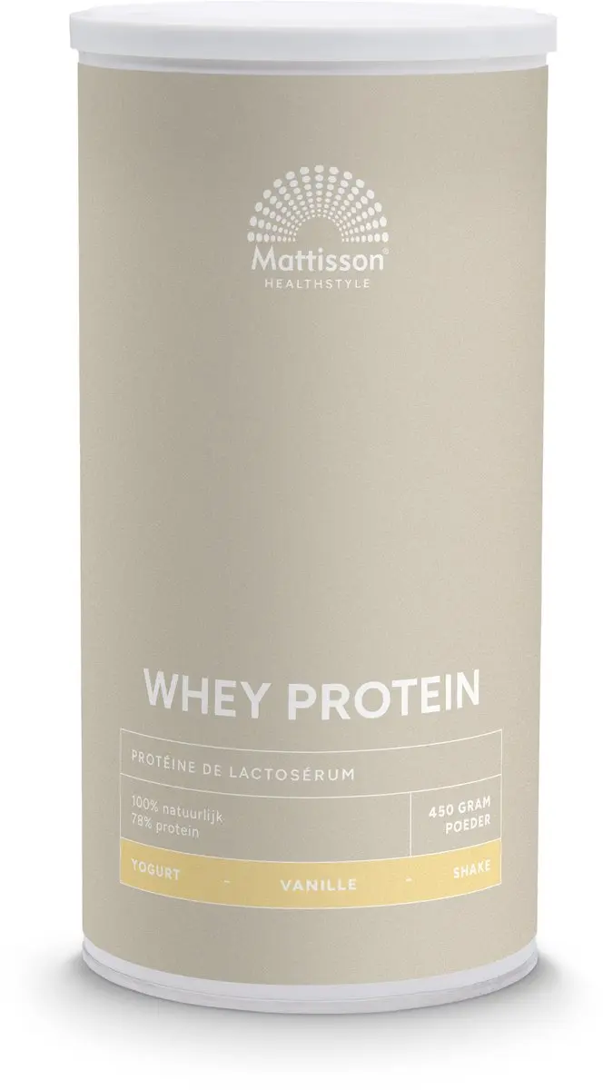 Mattisson Wei Proteïne Poeder 78% 450g - Vanille - afbeelding 6 van 6