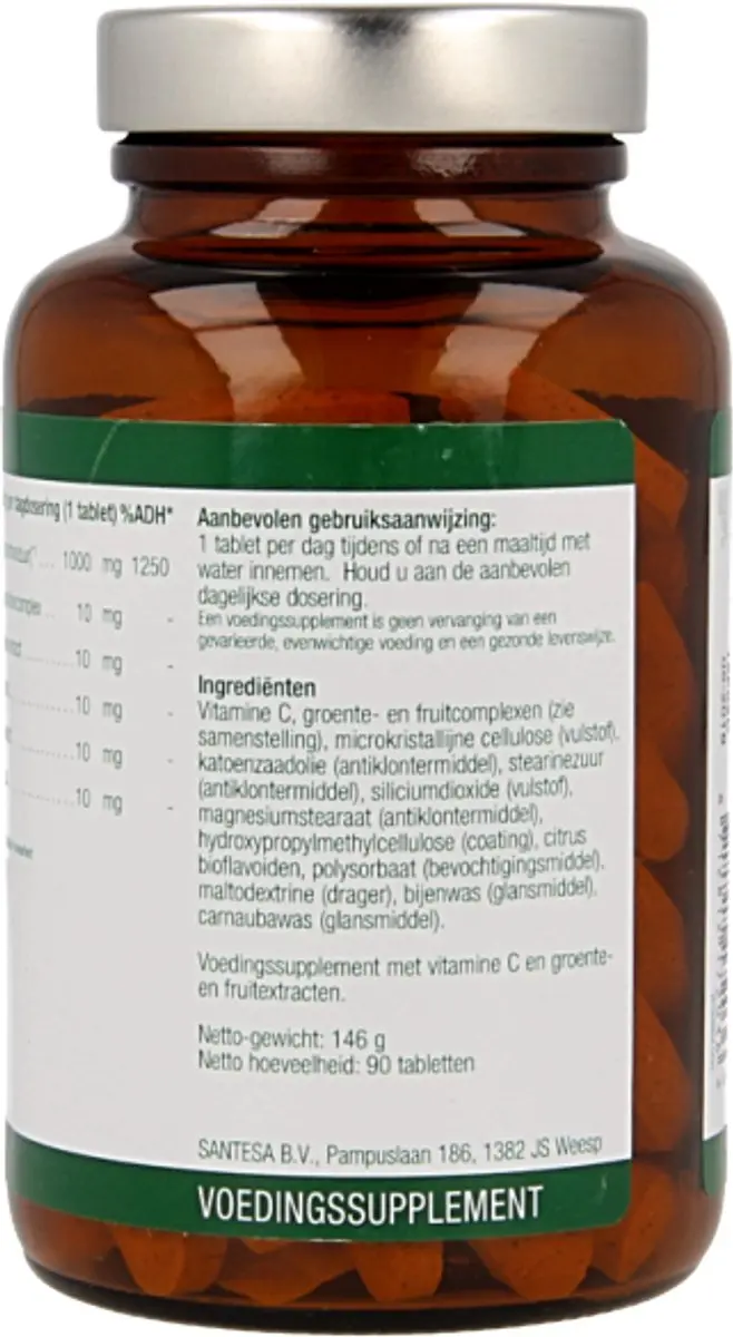 Essential Organics Vitamine C 1000mg 90 Tabletten