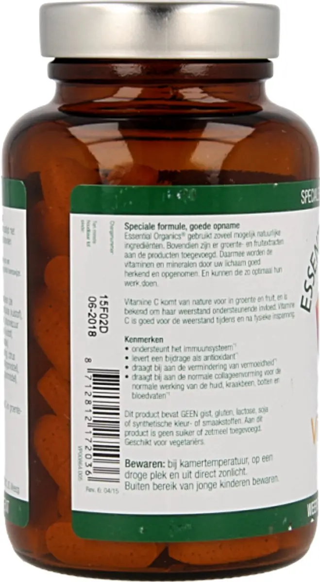 Essential Organics Vitamine C 1000mg 90 Tabletten