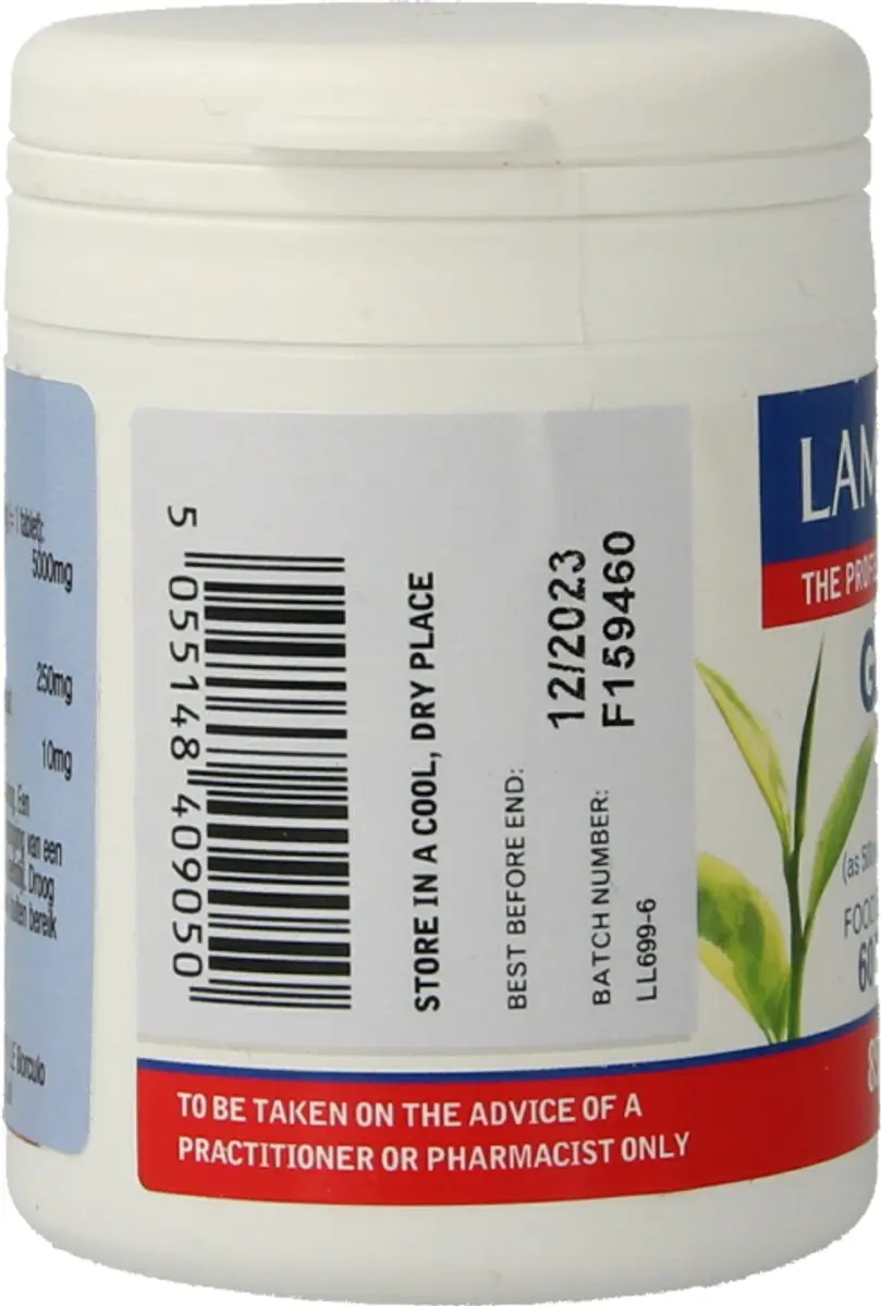 Lamberts Groene Thee 5000mg Tabletten - 60 Stuks