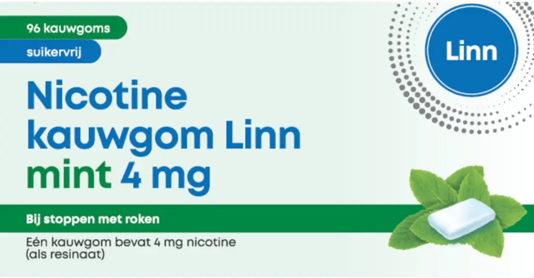 Linn Nicotine Kauwgom Mint 4mg