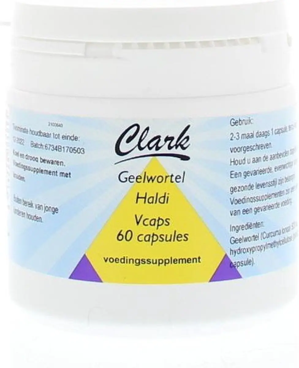 Holisan Haldi/Geelwortel 500mg Capsules