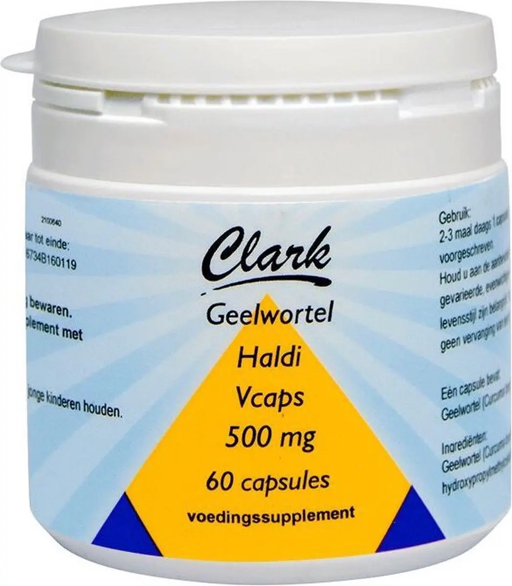 Holisan Haldi/Geelwortel 500mg Capsules - 60 Stuks