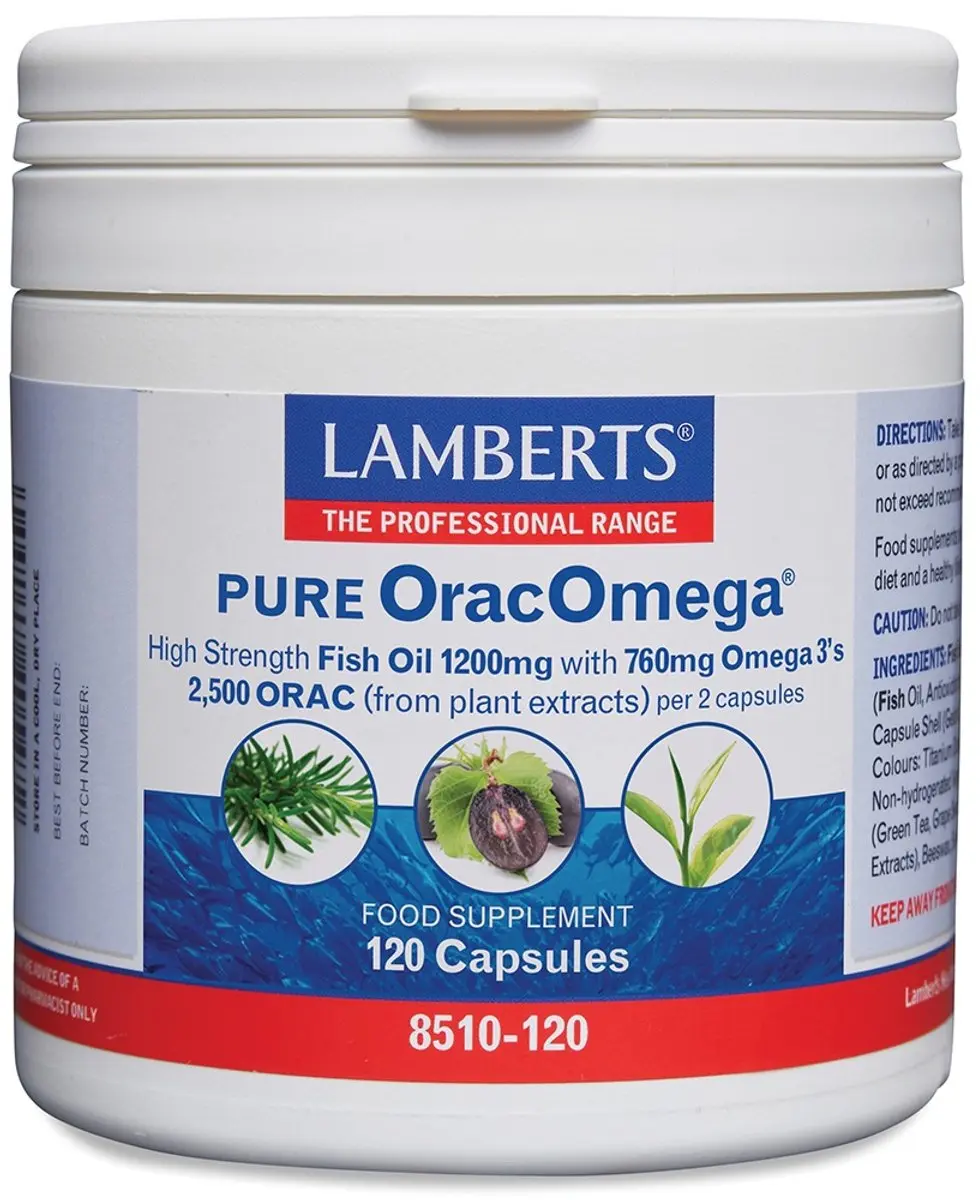 Lamberts Pure Orac Omega 1200mg - 120 Capsules