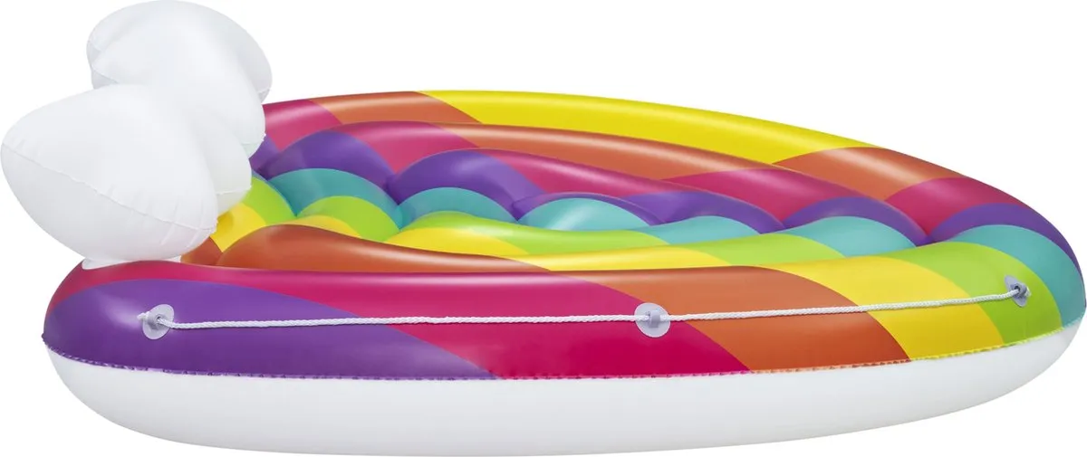 Bestway Rainbow Dreams Zwembadeiland 2-Persoons - 175x163cm - Veelkleurig