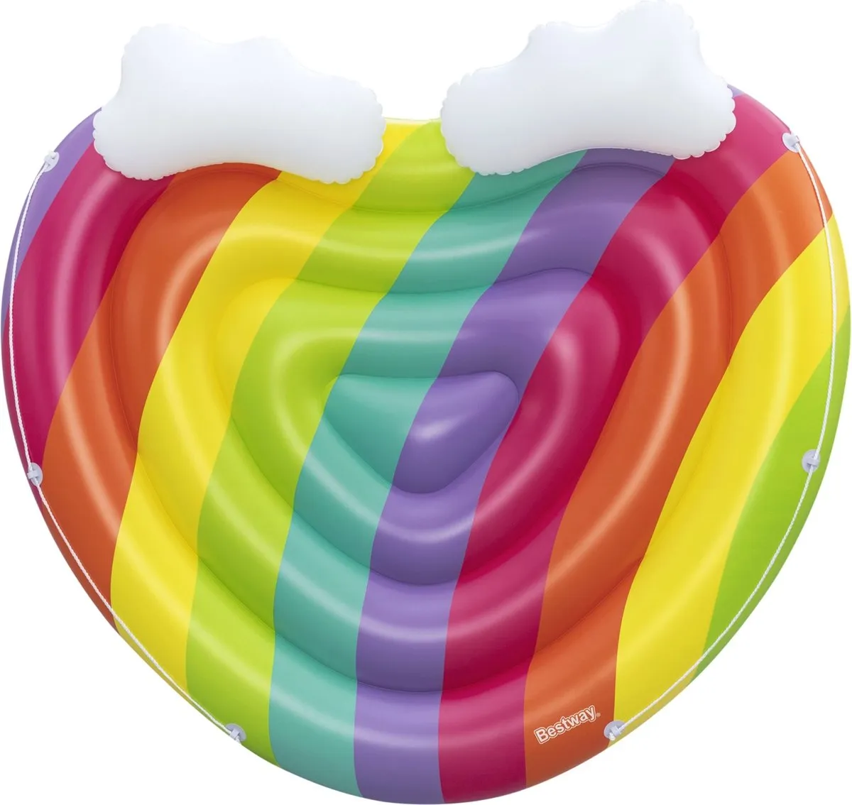 Bestway Rainbow Dreams Zwembadeiland 2-Persoons - 175x163cm - Veelkleurig