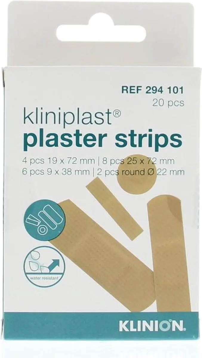 Klinion Kliniplast Ready Assorti Pleisters - 20 Stuks
