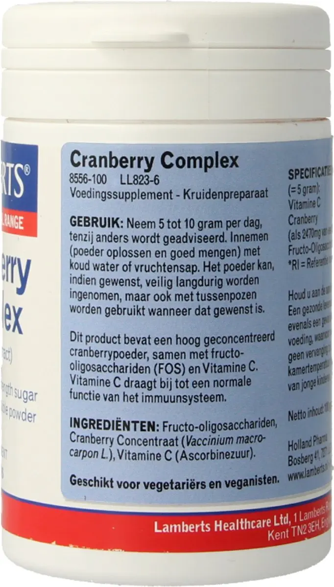 Lamberts Cranberry Complex L8556 - 100 gram