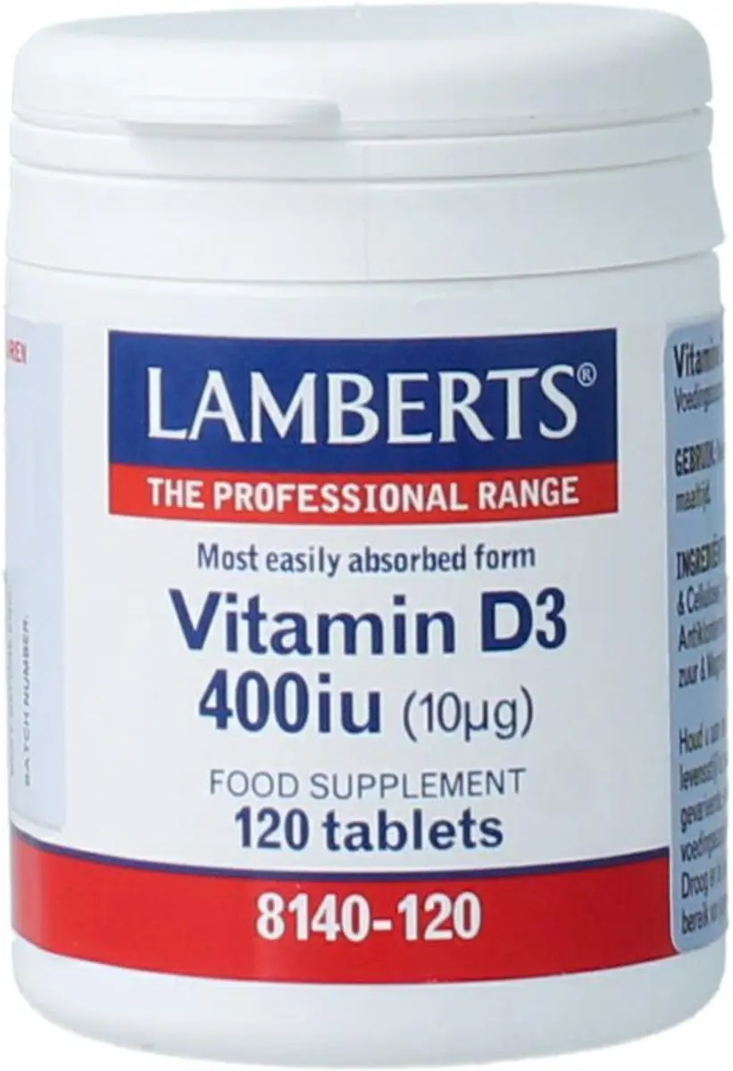 Lamberts Vitamine D3 400IE Tabletten - 120 stuks