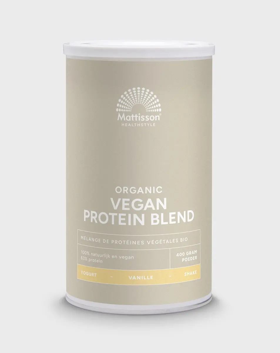 Mattisson Biologische Vegan Proteïne Blend 63% Vanille