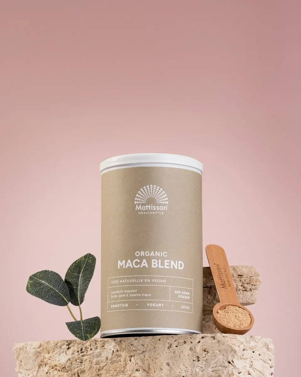 Mattisson Biologische Maca Poeder Blend 300g - Rode/Zwarte/Gele