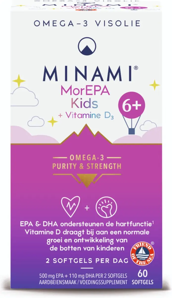 Minami MorEPA Kids 60 Softgels