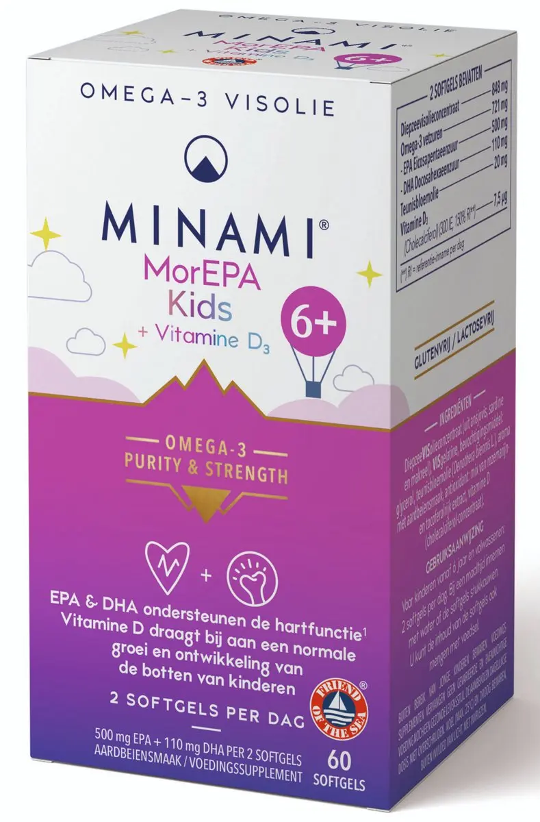 Minami MorEPA Kids 60 Softgels - afbeelding 6 van 6