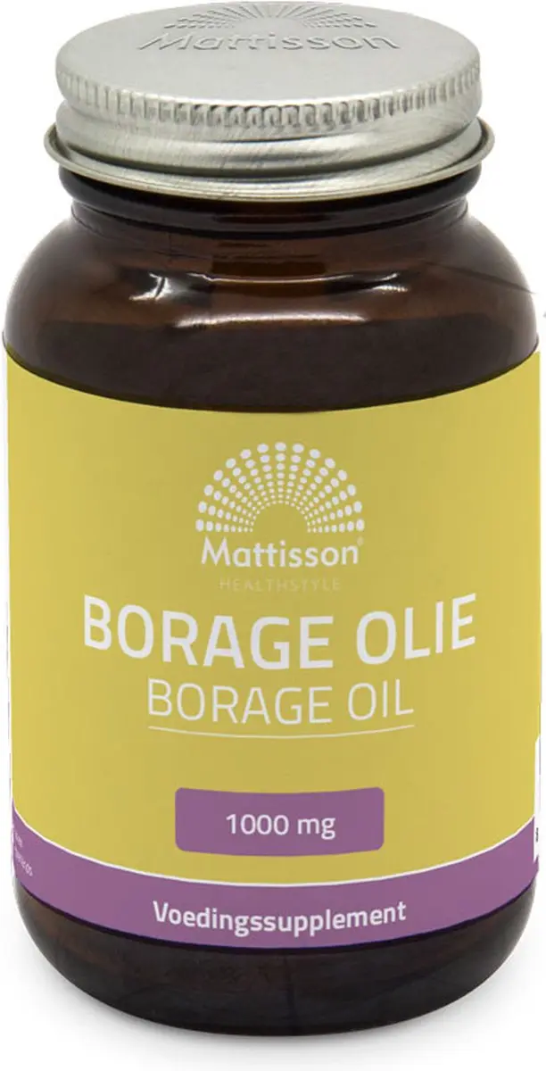 Mattisson Borage Olie 1000mg - 60 Capsules