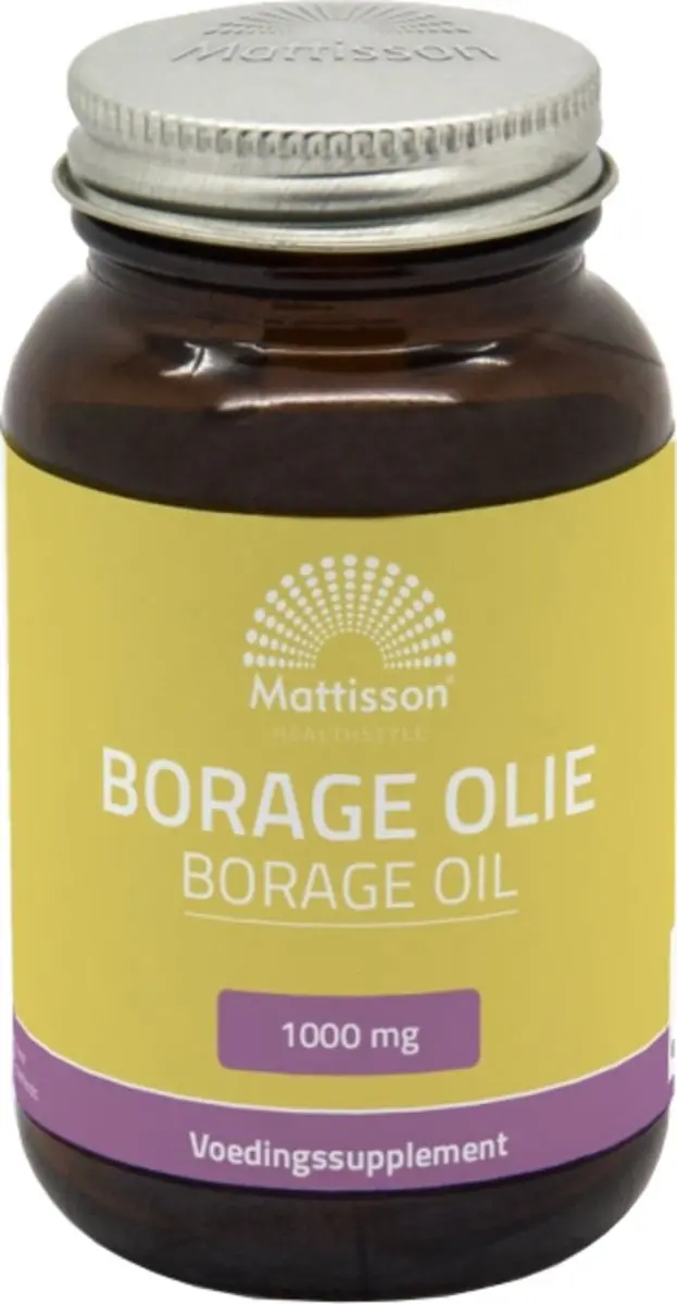 Mattisson Borage Olie 1000mg - 60 Capsules