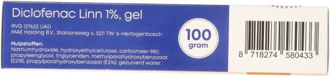 Linn Emulgel Diclofenac 1% 100g