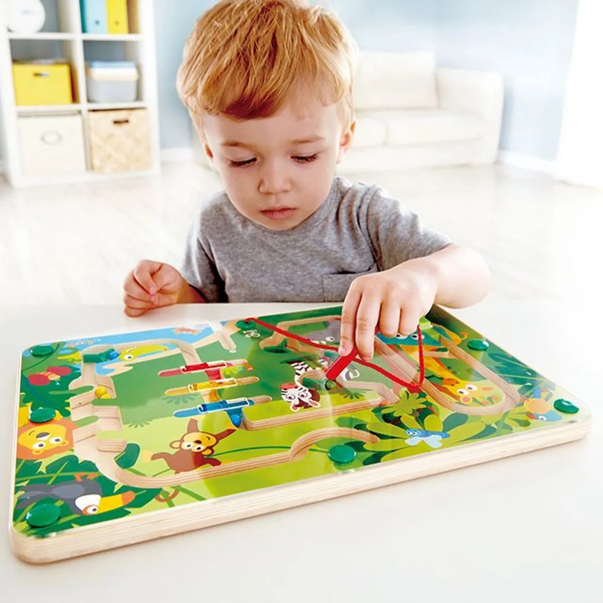 Hape Dschungel-Labyrinth E1714 - Speeldoolhof - Veelkleurig - afbeelding 6 van 6