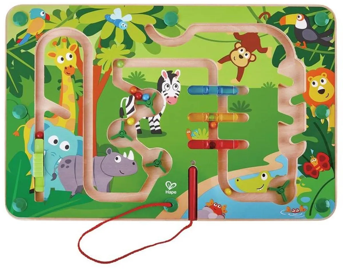 Hape Dschungel-Labyrinth E1714 - Speeldoolhof - Veelkleurig