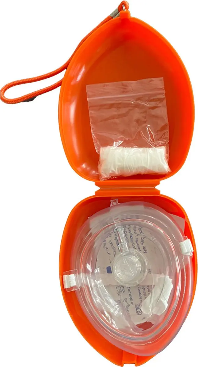Kiss of Life Beademingsmasker Pocketmask - Oranje