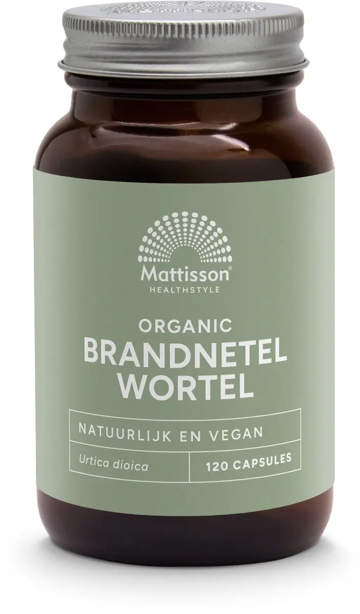 Mattisson Biologische Brandnetelwortel 210mg Vegan - 120 Capsules