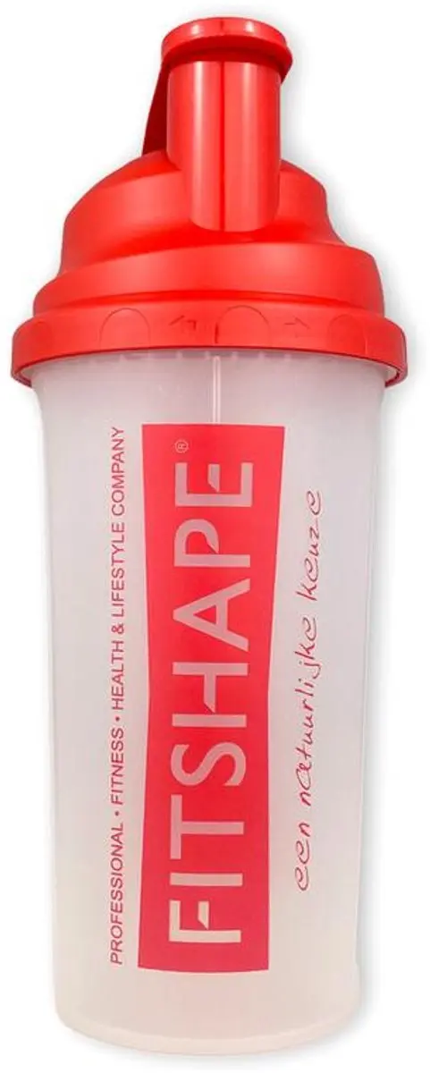 Fitshape Shakebeker 700ml - Zwart