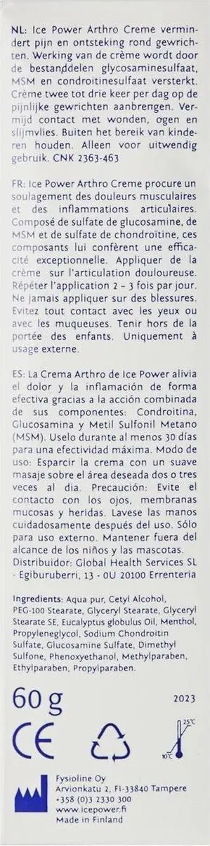 Ice Power Creme Arthro 120g