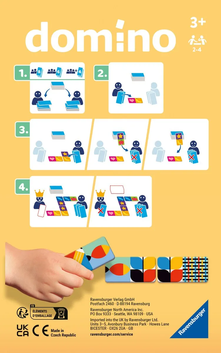 Ravensburger Bluey Domino Pocketspel 249022 - 2-4 Spelers