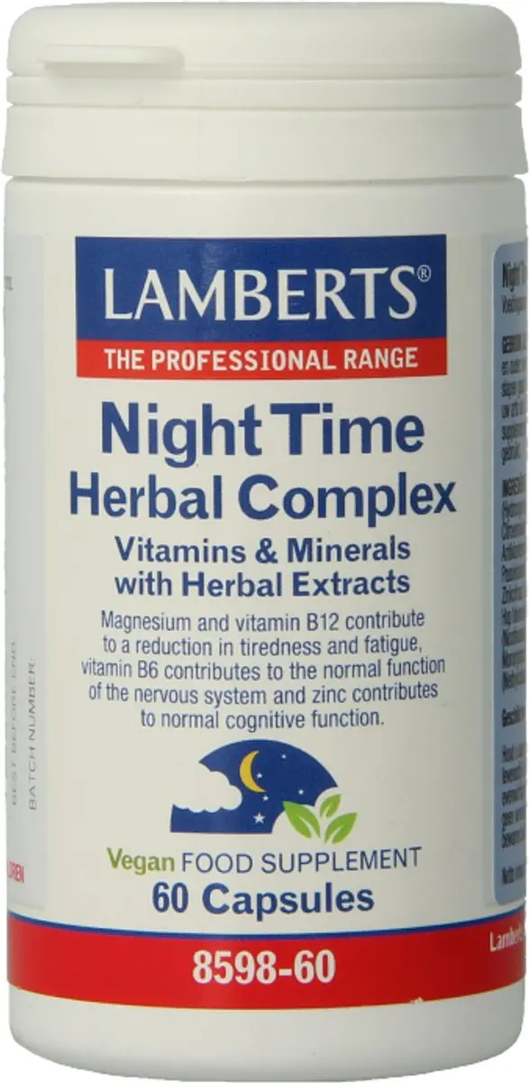 Lamberts Night Time Kruidencomplex 60 Capsules