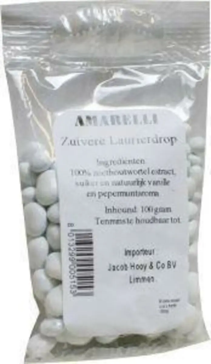 Jacob Hooy Laurierdrop Pepermunt 100g
