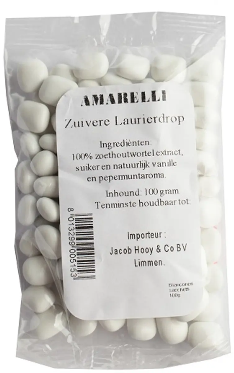 Jacob Hooy Laurierdrop Pepermunt 100g