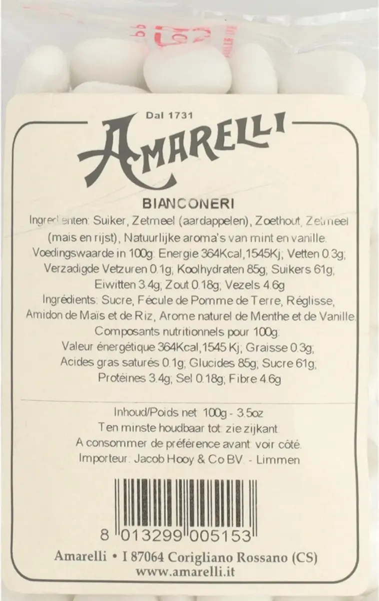 Jacob Hooy Laurierdrop Pepermunt 100g