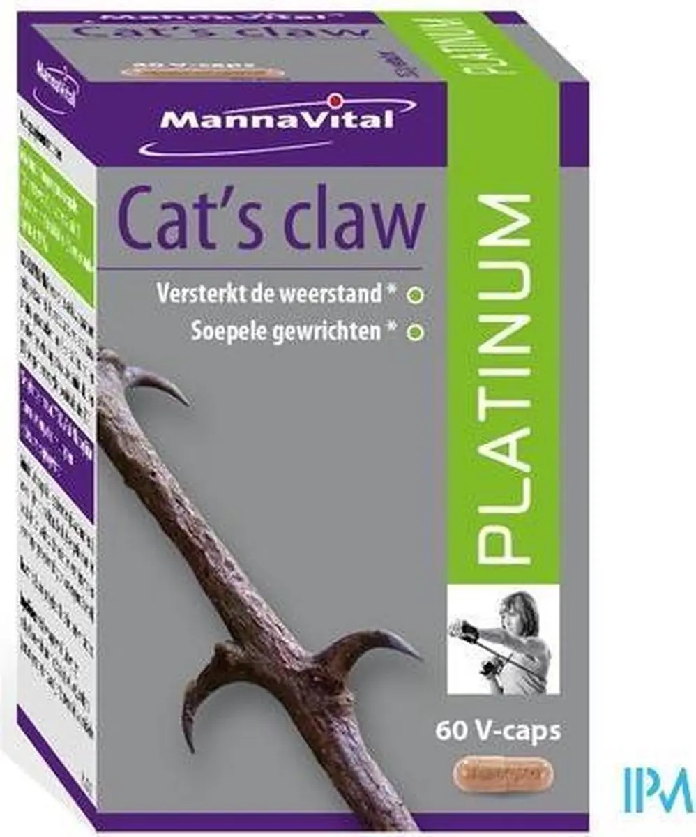 Mannavital Cat's Claw Platinum 60 Capsules