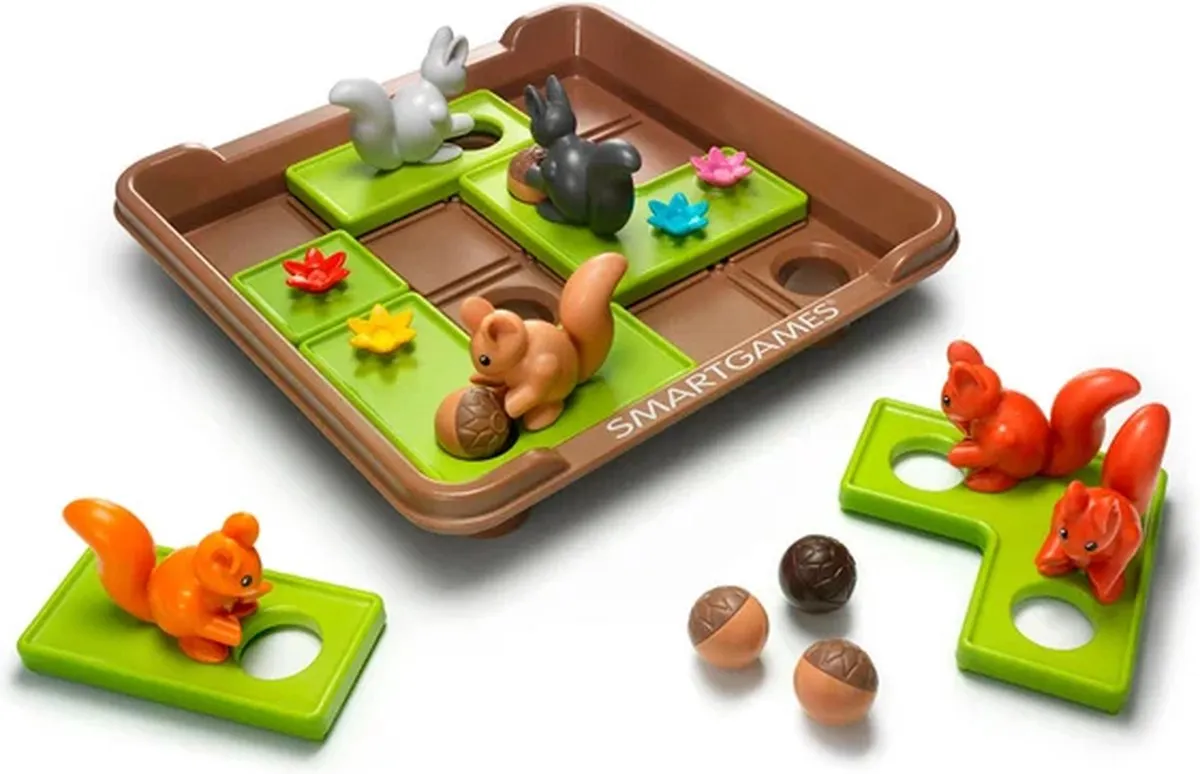 SmartGames Squirrels Go Nuts! XXL SG 425 XXL - 100 Opdrachten