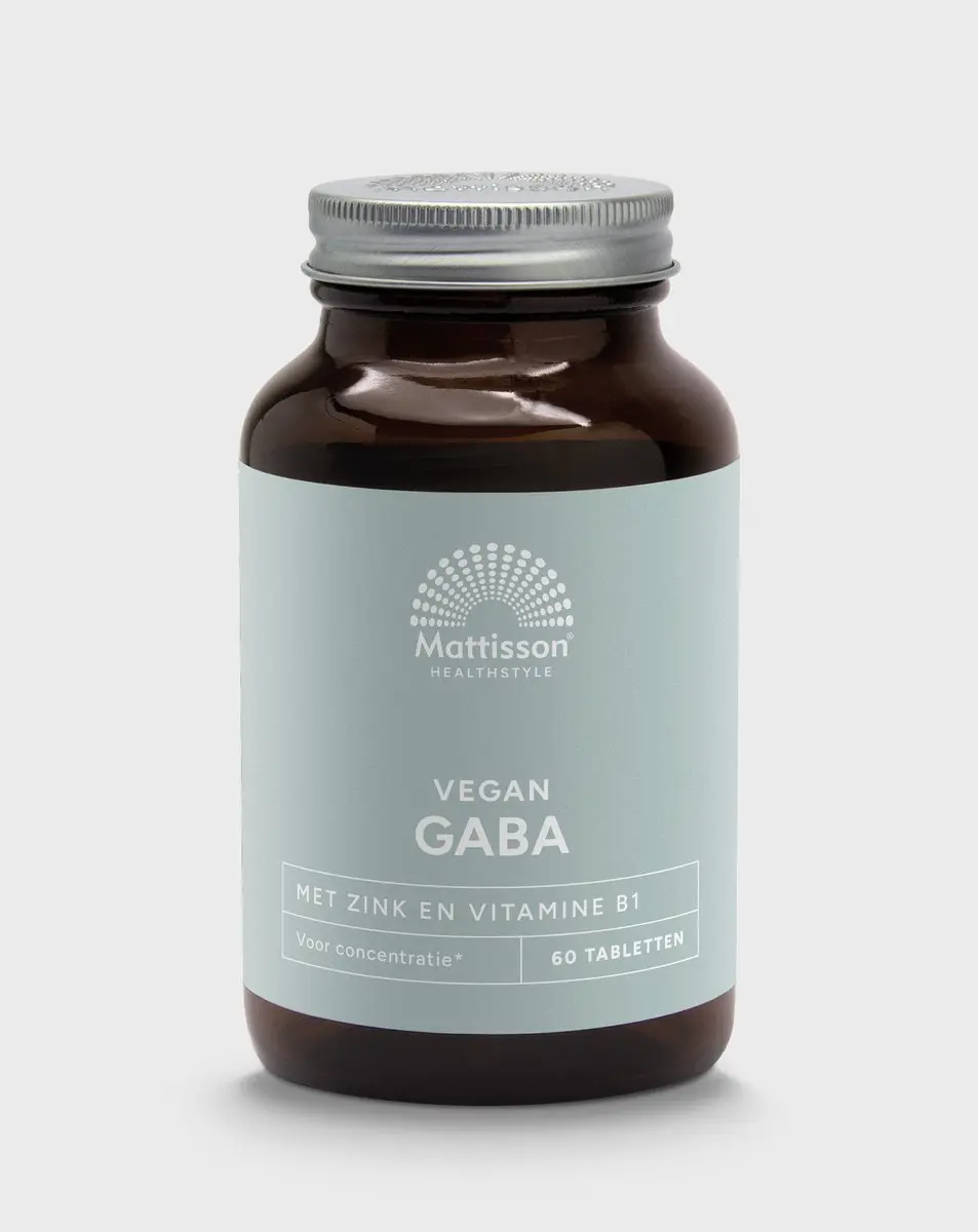 Mattisson GABA 1000mg Voedingssupplement 60 Tabletten